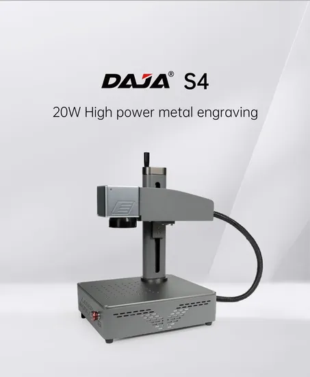  Máquina de marcação e gravação a laser Viijet 20W 30W Gravador a laser de fibra para codificação de padrão de logotipo;  Ferramenta de peças automotivas/manutenção